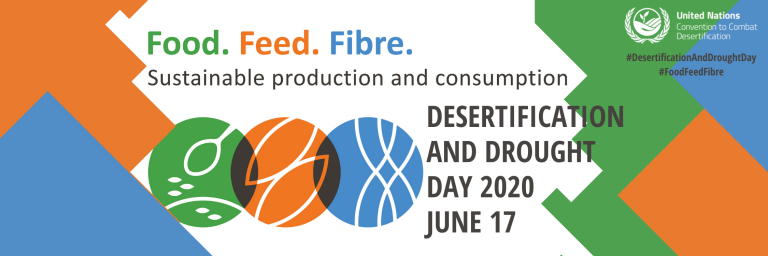 2020 Desertification and Drought Day will focus on links between consumption and land